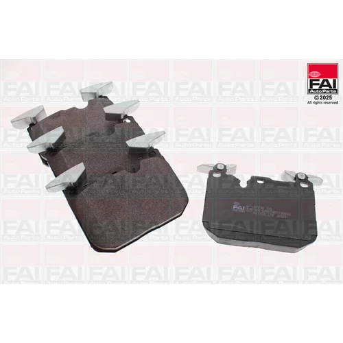 Sada brzdových platničiek kotúčovej brzdy FAI AutoParts BP238