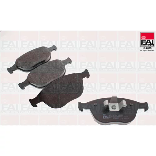 Sada brzdových platničiek kotúčovej brzdy FAI AutoParts BP264