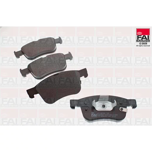 Sada brzdových platničiek kotúčovej brzdy FAI AutoParts BP295