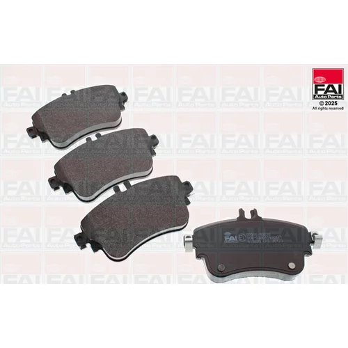 Sada brzdových platničiek kotúčovej brzdy FAI AutoParts BP316