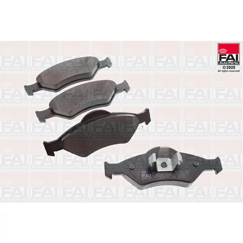 Sada brzdových platničiek kotúčovej brzdy FAI AutoParts BP518