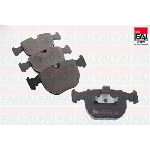Sada brzdových platničiek kotúčovej brzdy FAI AutoParts BP540