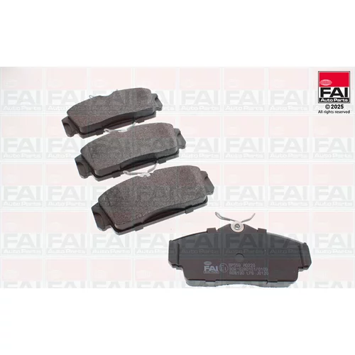 Sada brzdových platničiek kotúčovej brzdy FAI AutoParts BP559