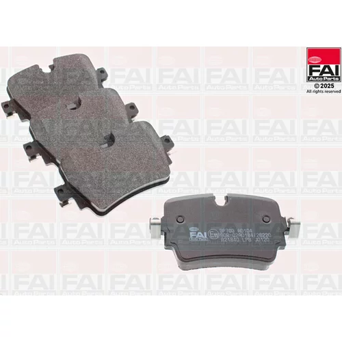 Sada brzdových platničiek kotúčovej brzdy FAI AutoParts BP703