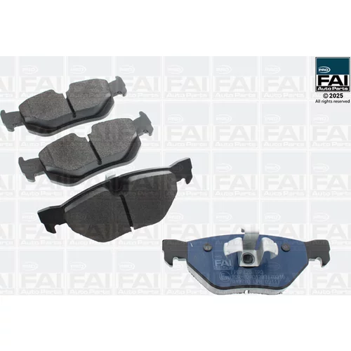 Sada brzdových platničiek kotúčovej brzdy FAI AutoParts FPBP420