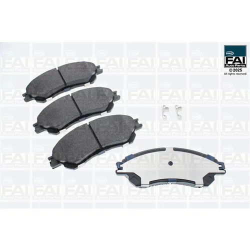 Sada brzdových platničiek kotúčovej brzdy FAI AutoParts FPBP590