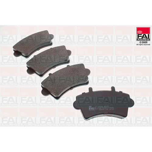 Sada brzdových platničiek kotúčovej brzdy FAI AutoParts BP352