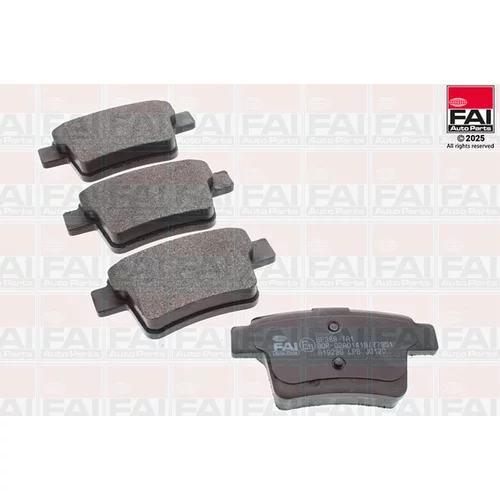 Sada brzdových platničiek kotúčovej brzdy FAI AutoParts BP388