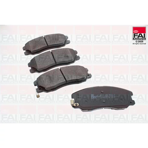 Sada brzdových platničiek kotúčovej brzdy FAI AutoParts BP445