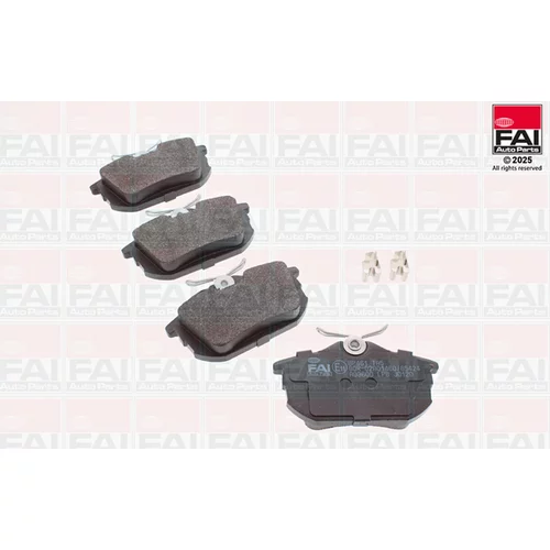Sada brzdových platničiek kotúčovej brzdy FAI AutoParts BP461