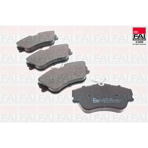 Sada brzdových platničiek kotúčovej brzdy FAI AutoParts BP583