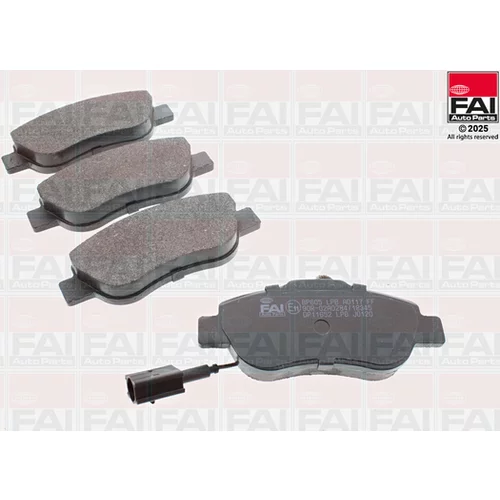 Sada brzdových platničiek kotúčovej brzdy FAI AutoParts BP605