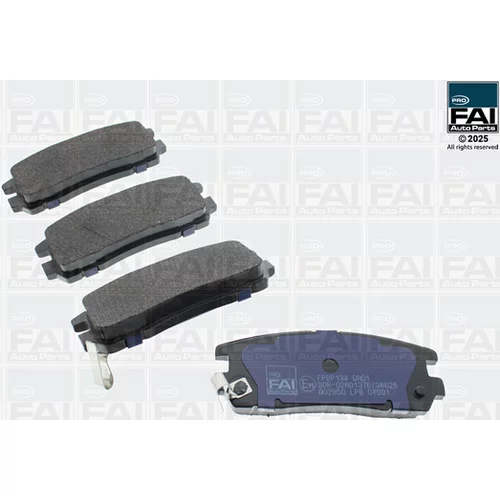 Sada brzdových platničiek kotúčovej brzdy FAI AutoParts FPBP134