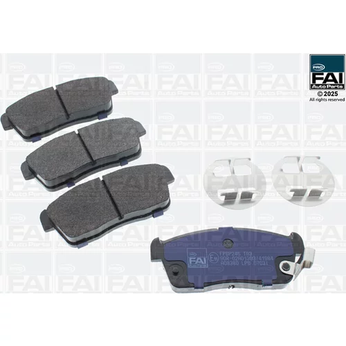 Sada brzdových platničiek kotúčovej brzdy FAI AutoParts FPBP246