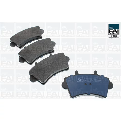 Sada brzdových platničiek kotúčovej brzdy FAI AutoParts FPBP252