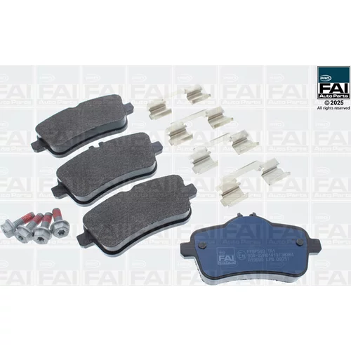Sada brzdových platničiek kotúčovej brzdy FAI AutoParts FPBP549