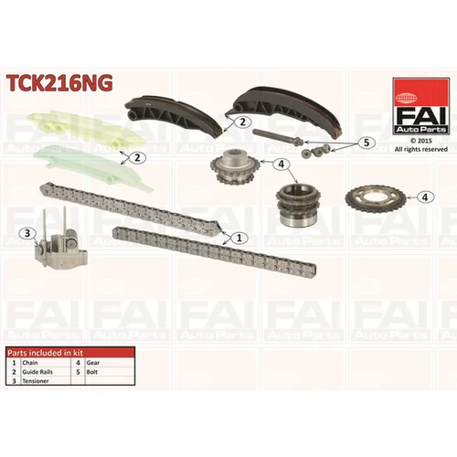 Sada rozvodovej reťaze FAI AutoParts TCK216NG