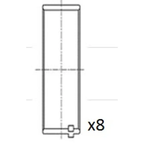 Ojničné ložisko BB2029-STD (FAI AutoParts) - obr. 1