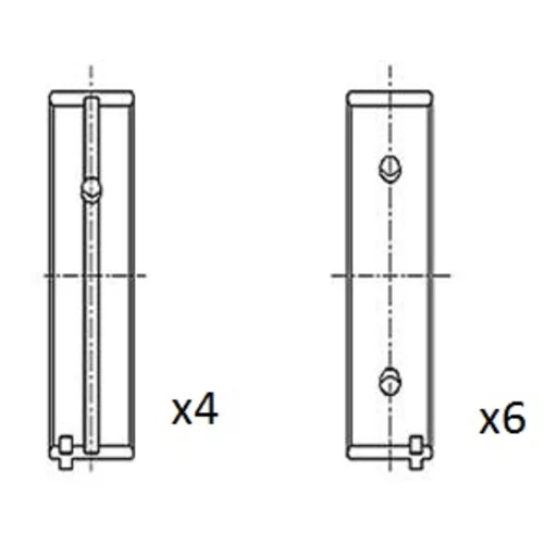 Ložisko kľukového hriadeľa FAI AutoParts BM1054-STD