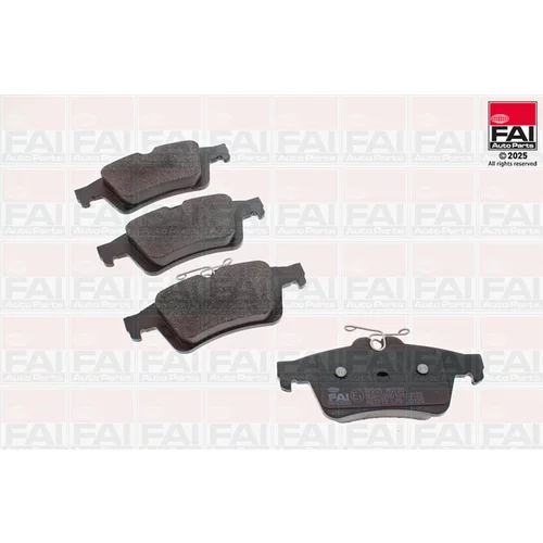 Sada brzdových platničiek kotúčovej brzdy FAI AutoParts BP205