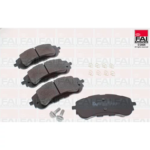 Sada brzdových platničiek kotúčovej brzdy FAI AutoParts BP231