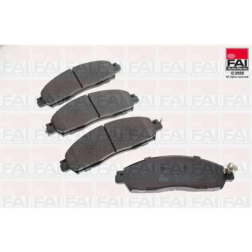Sada brzdových platničiek kotúčovej brzdy FAI AutoParts BP234