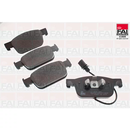 Sada brzdových platničiek kotúčovej brzdy FAI AutoParts BP331