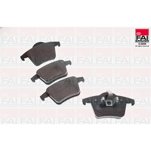 Sada brzdových platničiek kotúčovej brzdy FAI AutoParts BP342