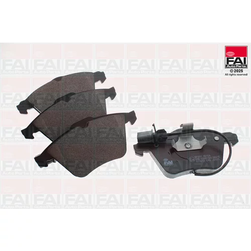 Sada brzdových platničiek kotúčovej brzdy FAI AutoParts BP351
