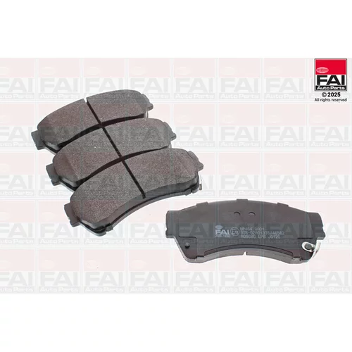 Sada brzdových platničiek kotúčovej brzdy FAI AutoParts BP464