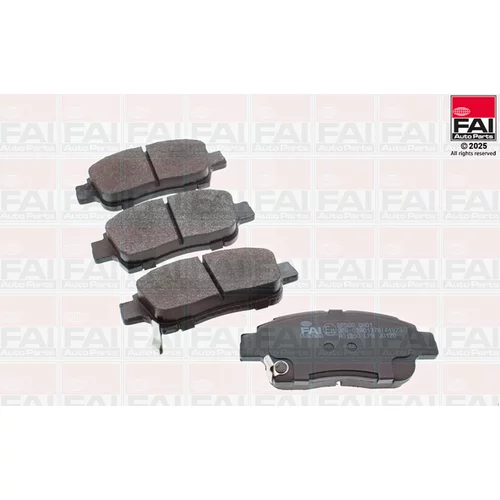 Sada brzdových platničiek kotúčovej brzdy FAI AutoParts BP500