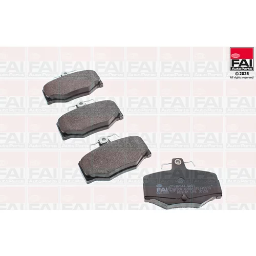 Sada brzdových platničiek kotúčovej brzdy FAI AutoParts BP514