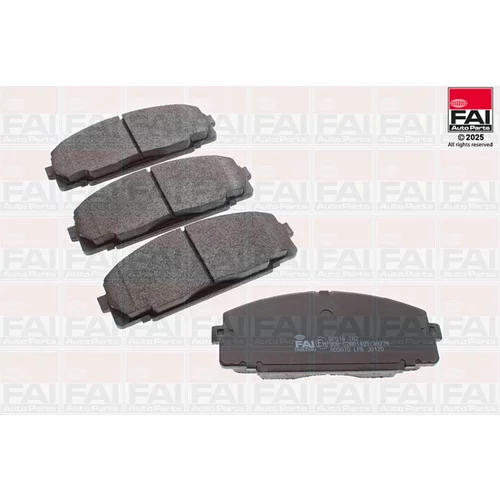 Sada brzdových platničiek kotúčovej brzdy FAI AutoParts BP516