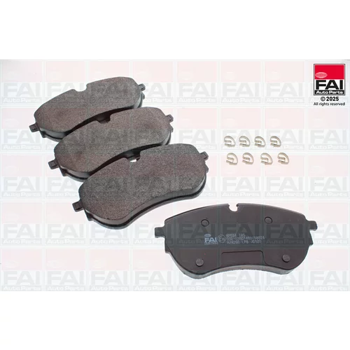 Sada brzdových platničiek kotúčovej brzdy FAI AutoParts BP524