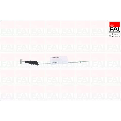 Ťažné lanko parkovacej brzdy FAI AutoParts FBC0339