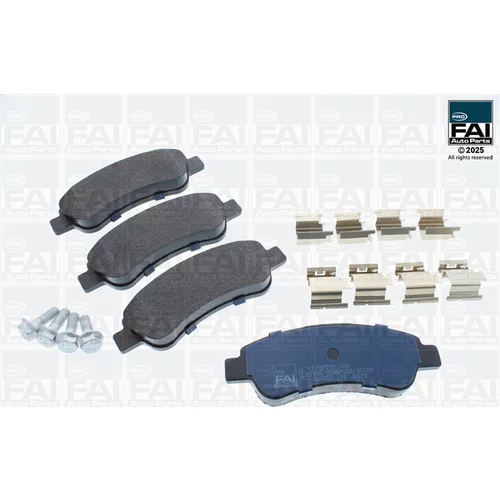 Sada brzdových platničiek kotúčovej brzdy FAI AutoParts FPBP212