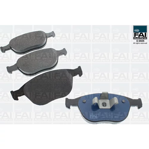 Sada brzdových platničiek kotúčovej brzdy FAI AutoParts FPBP255