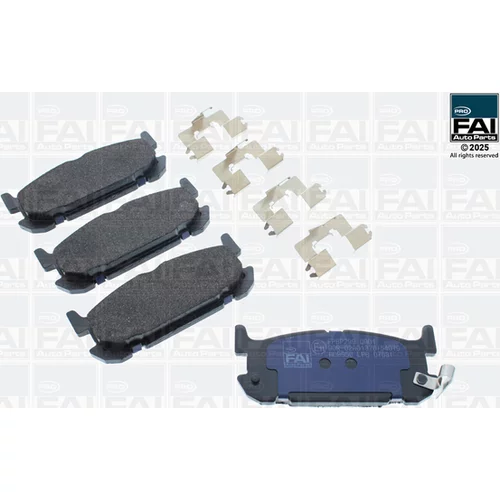 Sada brzdových platničiek kotúčovej brzdy FAI AutoParts FPBP299