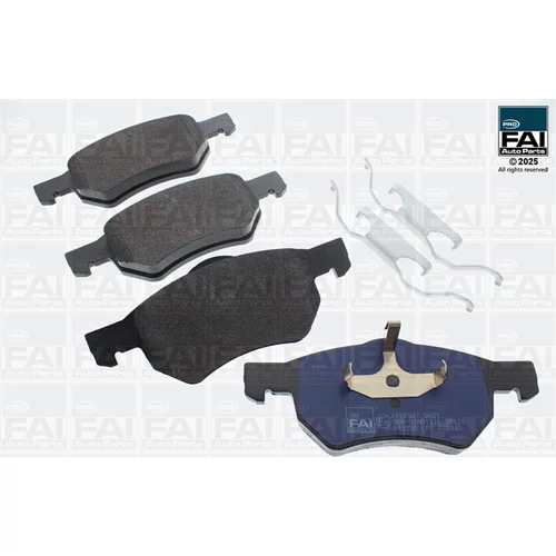 Sada brzdových platničiek kotúčovej brzdy FAI AutoParts FPBP347