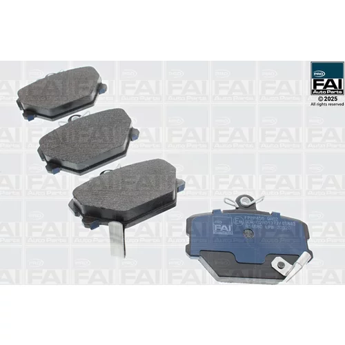 Sada brzdových platničiek kotúčovej brzdy FAI AutoParts FPBP456