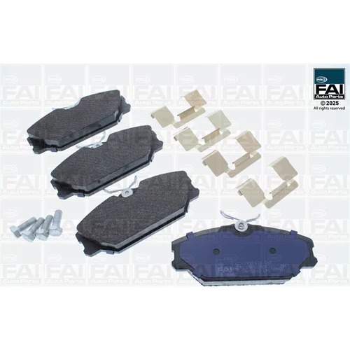 Sada brzdových platničiek kotúčovej brzdy FAI AutoParts FPBP473