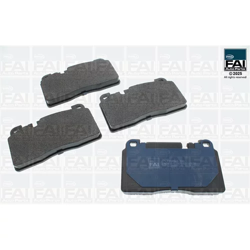 Sada brzdových platničiek kotúčovej brzdy FAI AutoParts FPBP548