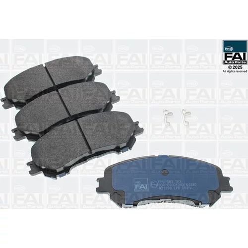Sada brzdových platničiek kotúčovej brzdy FAI AutoParts FPBP583