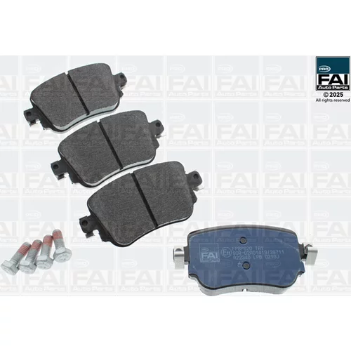 Sada brzdových platničiek kotúčovej brzdy FAI AutoParts FPBP620