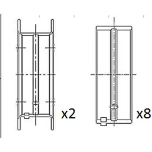 Ložisko kľukového hriadeľa FAI AutoParts BM1056-STD