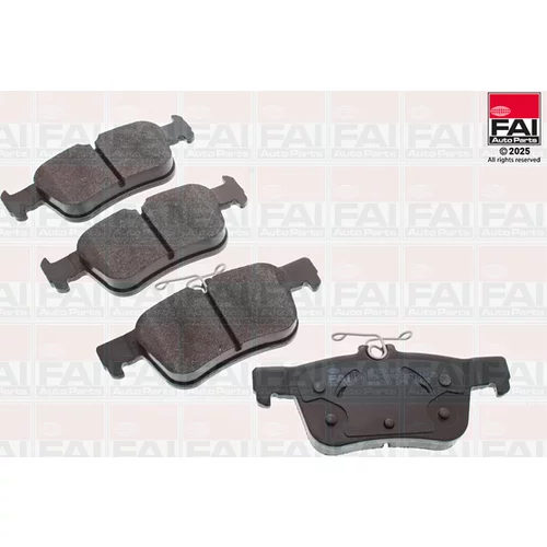 Sada brzdových platničiek kotúčovej brzdy FAI AutoParts BP190