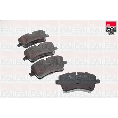 Sada brzdových platničiek kotúčovej brzdy FAI AutoParts BP298