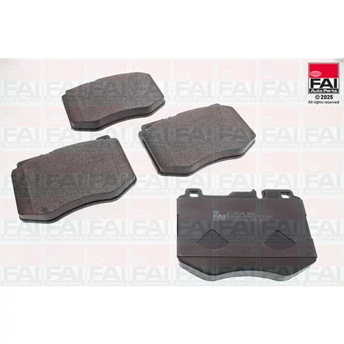 Sada brzdových platničiek kotúčovej brzdy FAI AutoParts BP368