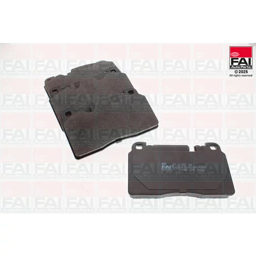 Sada brzdových platničiek kotúčovej brzdy FAI AutoParts BP370