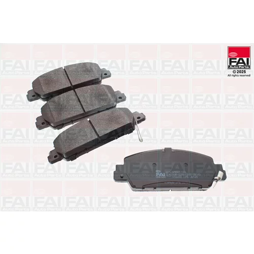 Sada brzdových platničiek kotúčovej brzdy FAI AutoParts BP457